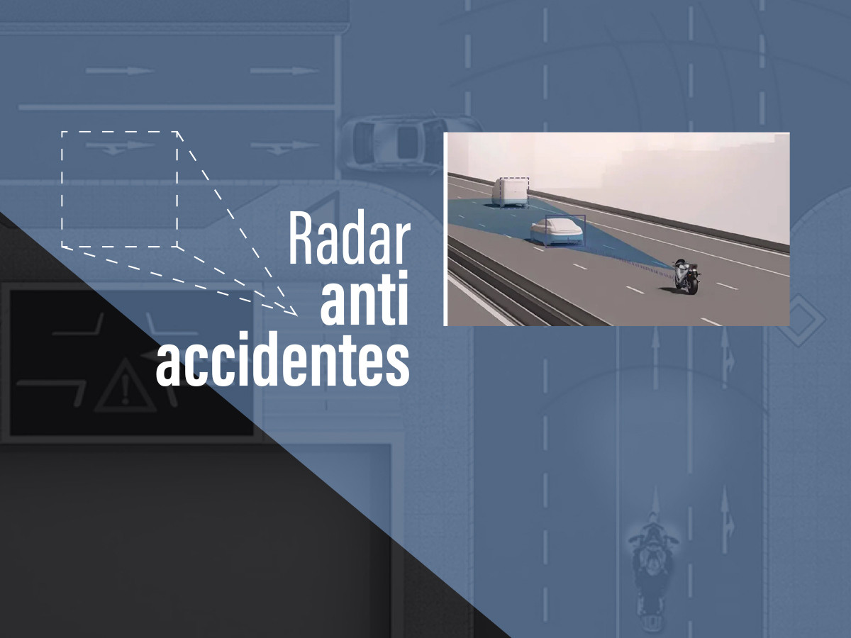 Radar anti accidentes: cómo es la nueva tecnología que permite hacer más visibles a las motos