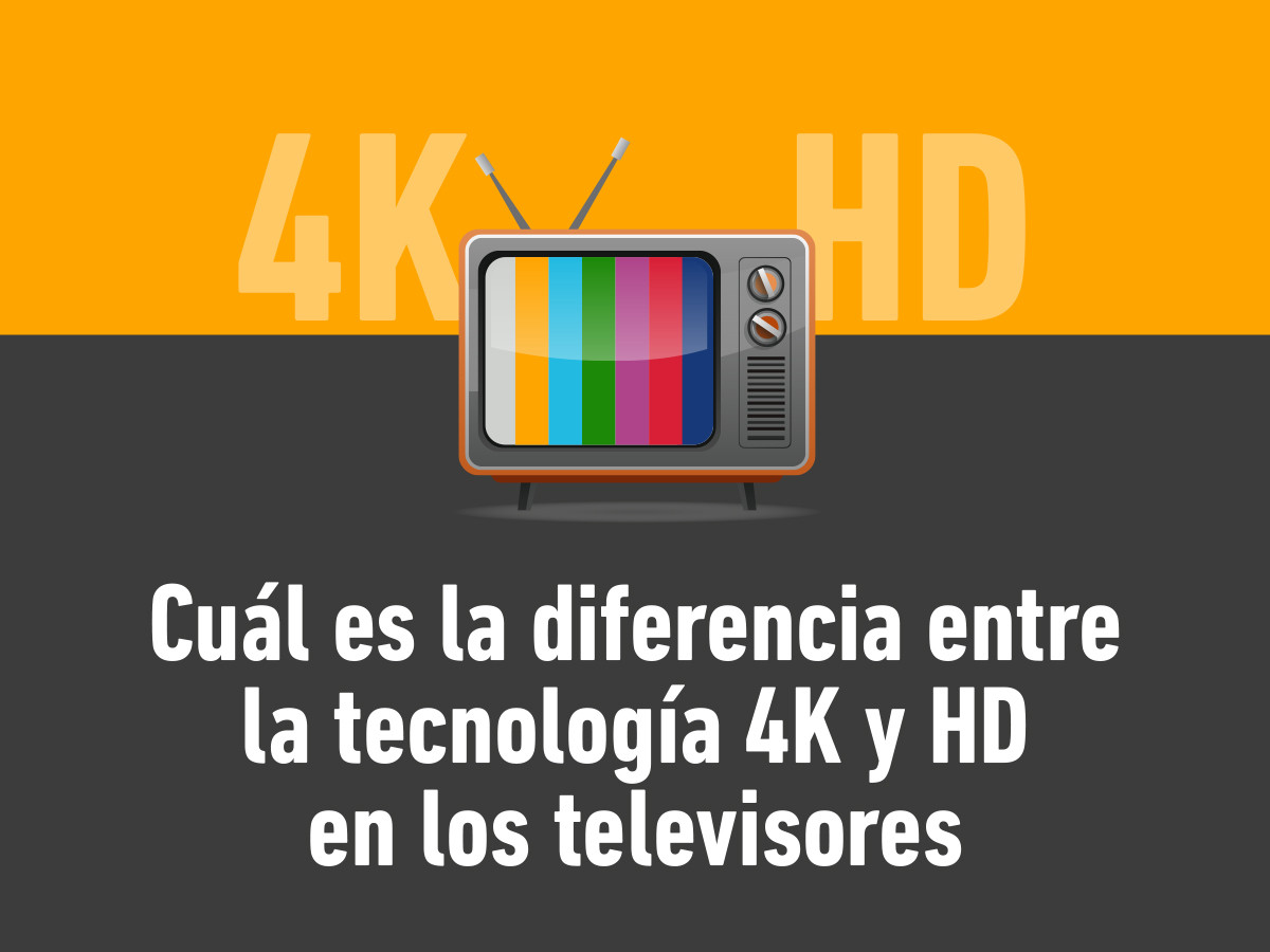 Cuál es la diferencia entre la tecnología 4K y HD en los televisores