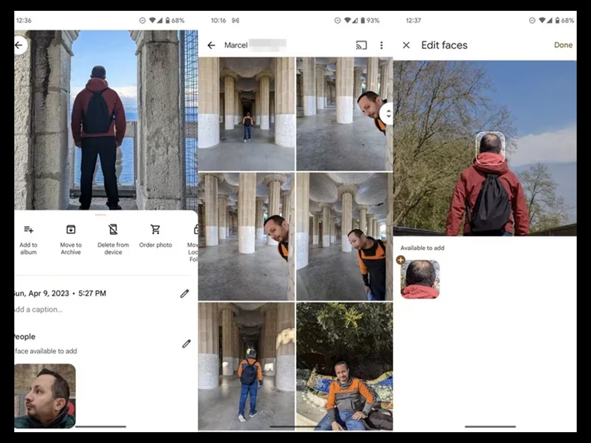 Google Fotos mejora su tecnología de reconocimiento facial para reconocer a personas de espaldas
