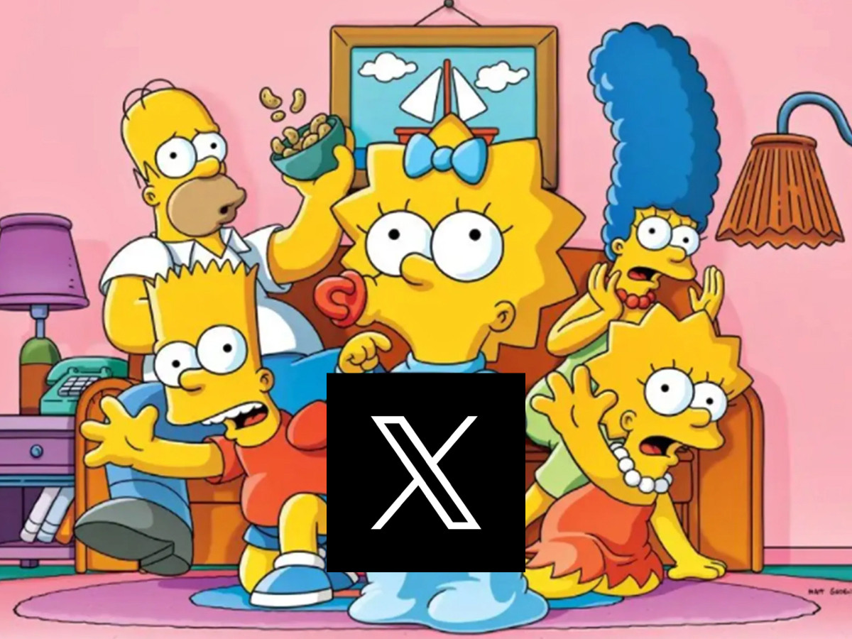 Furor en las redes: ¿Los Simpson predijeron el cambio de Twitter a X?
